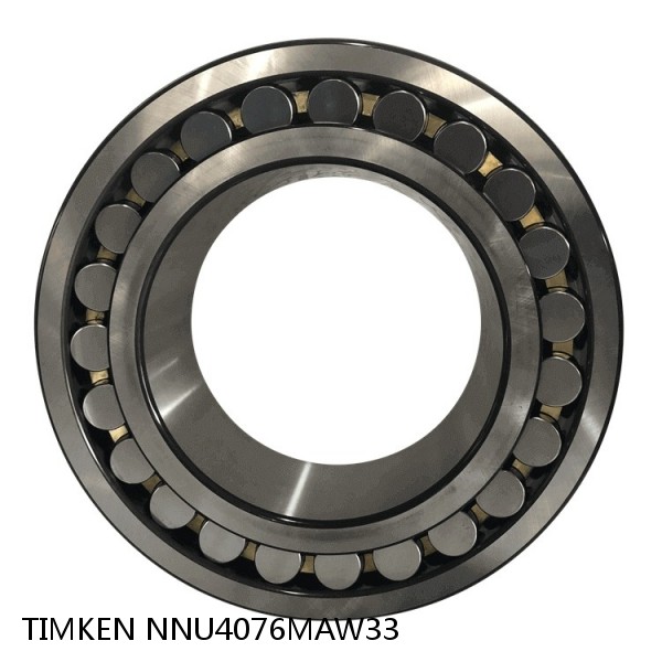 NNU4076MAW33 TIMKEN Spherical Roller Bearings Brass Cage