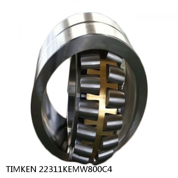 22311KEMW800C4 TIMKEN Spherical Roller Bearings Brass Cage