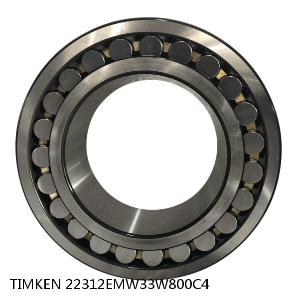 22312EMW33W800C4 TIMKEN Spherical Roller Bearings Brass Cage