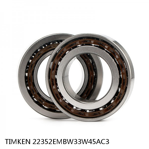 22352EMBW33W45AC3 TIMKEN Fafnir High Speed Spindle Angular Contact Ball Bearings