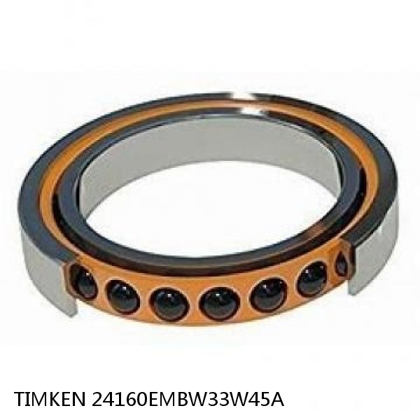 24160EMBW33W45A TIMKEN Fafnir High Speed Spindle Angular Contact Ball Bearings