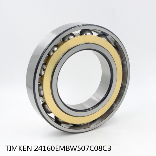 24160EMBW507C08C3 TIMKEN Fafnir High Speed Spindle Angular Contact Ball Bearings