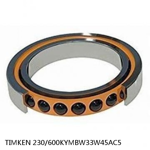 230/600KYMBW33W45AC5 TIMKEN Fafnir High Speed Spindle Angular Contact Ball Bearings