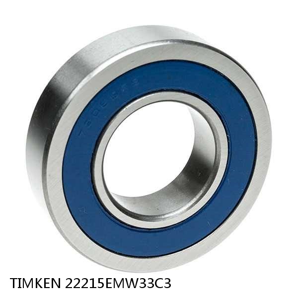 22215EMW33C3 TIMKEN Fafnir Spindle Angular Contact Ball Bearings